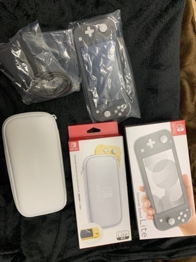ニンテンドースイッチLite 本体  ブラック 付属品ケース込み 