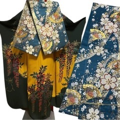 正絹振袖フルセット★長襦袢・袋帯・帯揚げ・帯締め他の画像