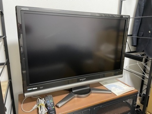 本日受け取りなら無料:SHARP製37インチ液晶テレビ