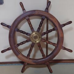 操舵輪　大 アンティーク オブジェ SHIP RUDDER ラッ...