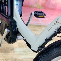 ❶5852子供乗せ電動アシスト自転車ブリヂストン20インチ良好バッテリーの画像