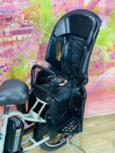 ❷5852子供乗せ電動アシスト自転車ブリヂストン20インチ良好バッテリー