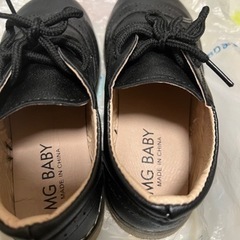 キッズ　ローファー 18センチ　黒　の画像