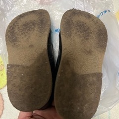 キッズ　ローファー 18センチ　黒　の画像