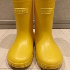D by Dadway ディーバイダッドウェイ　レインブーツ　14cm イエローの画像