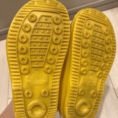 D by Dadway ディーバイダッドウェイ　レインブーツ　14cm イエローの画像