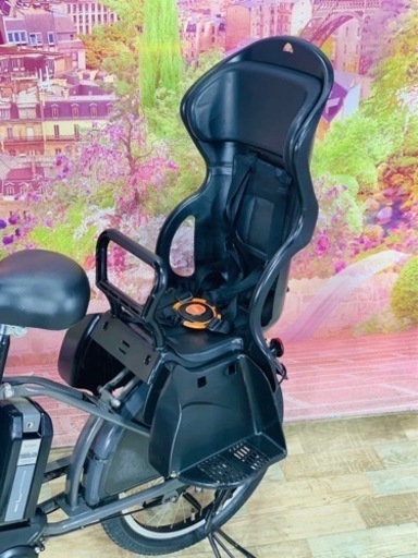 ❶5851子供乗せ電動アシスト自転車ブリヂストン20インチ良好バッテリー