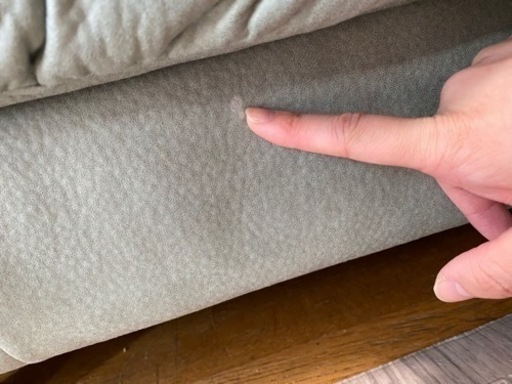 美品！使用期間半年未満！ソファ 3人掛け シンプル 脚つき 脚付き レザー ファブリック コンパクトソファ 北欧 インテリア ローソフ