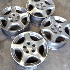 ②トヨタ純正 アルミホイール 4本セット 5穴　アリスト　14〜16インチ トヨタ純正‼️アルミメッキホイール‼️アリスト純正‼️4本セット売り‼️