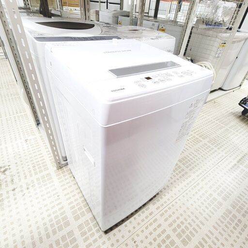 12/1【家具・家電複数購入で割引可】東芝/TOSHIBA 洗濯機 AW-45M9 2022年製 4.5キロ