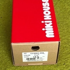 靴 13.5㎝ キッズ ピンク ミキハウス 箱付き 子どもの画像