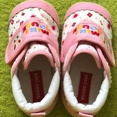 靴 13.5㎝ キッズ ピンク ミキハウス 箱付き 子どもの画像