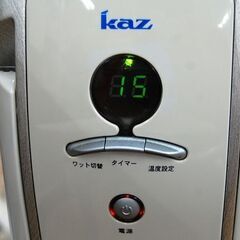 Kaz 電気オイルヒーター KOH1209T 9枚フィン ストーブ 暖房 キャスター付き ホワイト系 日本ゼネラル・アプラィアンス株式会社 札幌市 清田区 平岡の画像