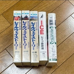 【無料】VHS ヨーロッパ　新幹線、列車ビデオ5本セットの画像