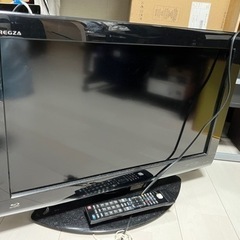 REGZA テレビ　中古　受付中断