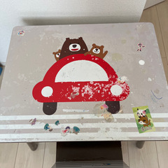 キッズテーブル　ドライブくまさん　の画像