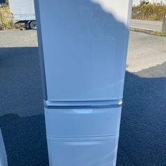 北九州市内配送無料　保証付き　三菱電機 MITSUBISHI ELECTRIC MR-C37R-W [冷蔵庫（370L・右開き） プラチナホワイト]