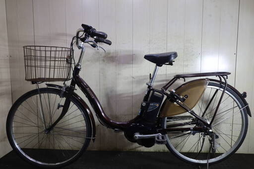 新基準美品！ブリヂストン アシスタベーシック A6B16 リチウム長持ちタイプ3.1AH 26インチ 3段 LED　茶色