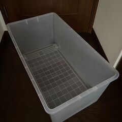 衣装ケース　キャスター付【幅42 x奥行 74 x高さ 33】x 2個