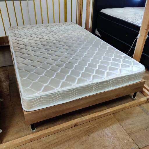 【愛品倶楽部柏店】LOWYA/LOWYA セミダブルローベッド スノコ式/Connell