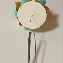 ハンドメイド　つまみ細工ヘアアクセの画像