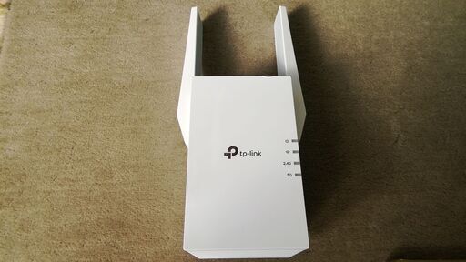 新品同様美品tp-link製RE505X、Wi-Fi6対応広範囲高速通信Wi-Fi中継器1201+300Mbps