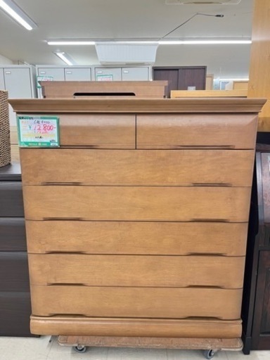★644　家具のいまだ　6段チェスト　【リサイクルマート鹿児島宇宿店】
