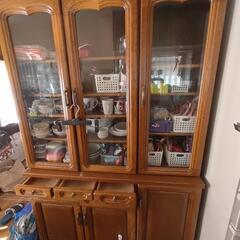 今まで使っていた食器棚　⚠中の食器はつきません。の画像