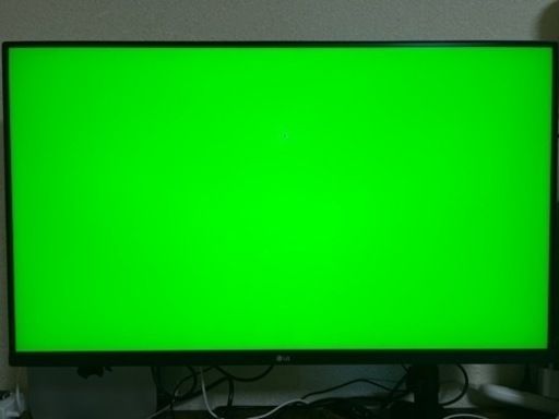 LGの4Kモニター アイム付き