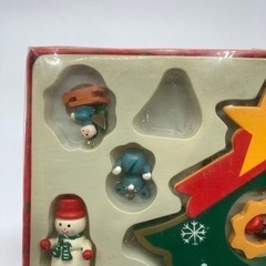 未使用◆クリスマスツリー◆オーナメントセット◆木製の画像