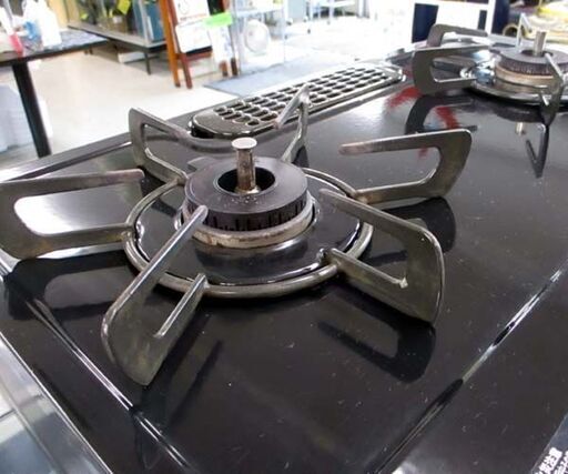 LPガス ガステーブル 2019年製 幅59.5cm リンナイ 左強火 RT64JH2 札幌