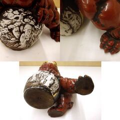 置物 狛犬 玉のり獅子 オブジェ 飾り 中古 札幌市厚別区 厚別店の画像