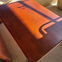 値下げ 折りたたみ木製テーブル