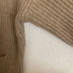 SHEIN ニットカーディガン　ベージュの画像