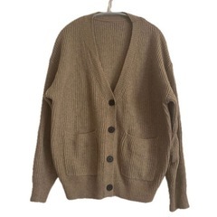 SHEIN ニットカーディガン　ベージュ