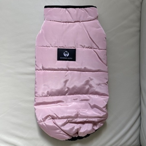 大幅値下げ‼️✴️新品未使用✴️犬用秋服コート ピンクXXLサイズ 裏ボワ温かい