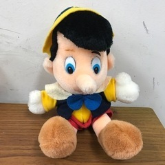 2311-562 Disney ピノキオ ぬいぐるみ 前屈姿勢 ...