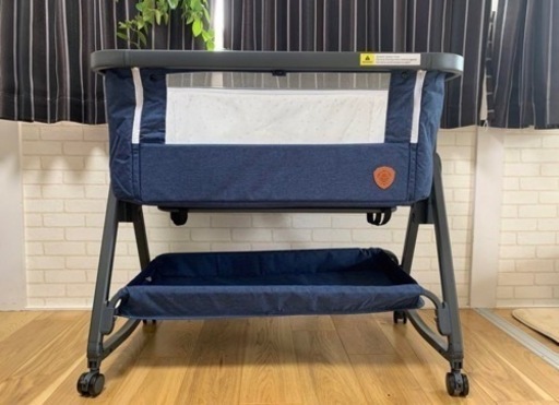 HZDMJ ベビーベッド　(ネイビー)