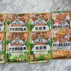 ベビーフードおかず9食分(賞味期限:2024.7)