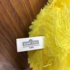 2311-563 UNIVERSAL STUDIO JAPAN SESAME STREET ビッグバード ぬいぐるみ キズ汚れ有りの画像