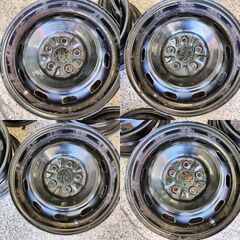 希少14ｲﾝﾁ PCD100/5H ﾄﾖﾀ純正ﾎｲｰﾙ 4本の画像