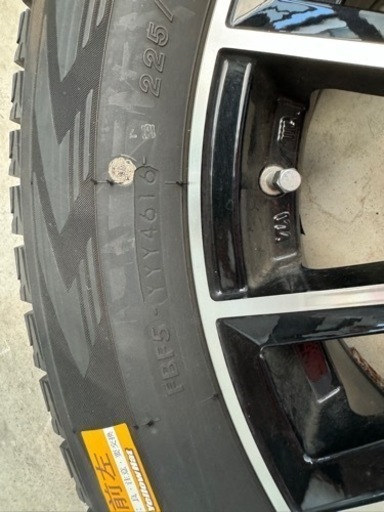 スタッドレスタイヤ　ホイール　225/65/R17 cx-5等