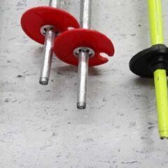 【恵庭】☆1セット500円☆スキー　スティック　中古品　PayPay支払いOK！の画像