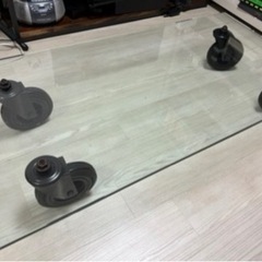 カッシーナ ガラスローテーブル