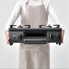 リンナイ The Basic Gastable ザ ベーシック コンパクト ガスコンロ ガステーブル 都市ガス プロパン 56cm幅 2口 テーブルコンロの画像