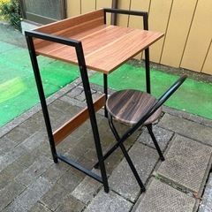 1人用机とイスのセット
