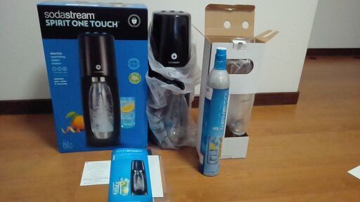 ソーダストリーム 　TERRA(テラ)　スピリット ワンタッチ ブラック スターターキット