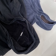 GU UNIQLO メンズ裏ボアパーカーセットの画像