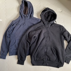 GU UNIQLO メンズ裏ボアパーカーセット