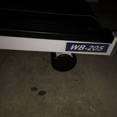 A207　WELBY FITNESS　ルームランナー　電動ウォーカー　WB-205　ウォーキングマシン　トレーニングの画像